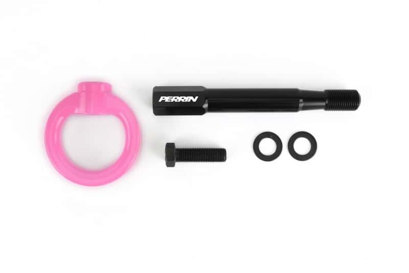 Perrin Performance — PERRIN 14-19 Subaru Forester Tow Hook Kit (Rear) - Hyper Pink - view 4