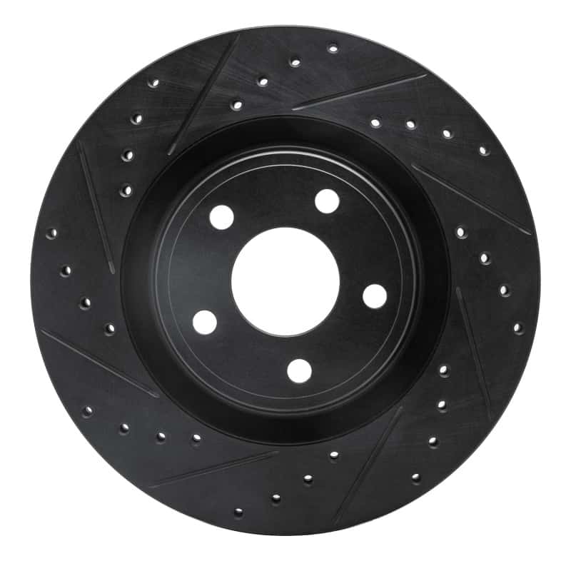 R1 Concepts — R1 07-10 Chevrolet Cobalt Front Left Drilled & Slotted Black Brake Rotor
R1 Brake Rotor Drill - view 1