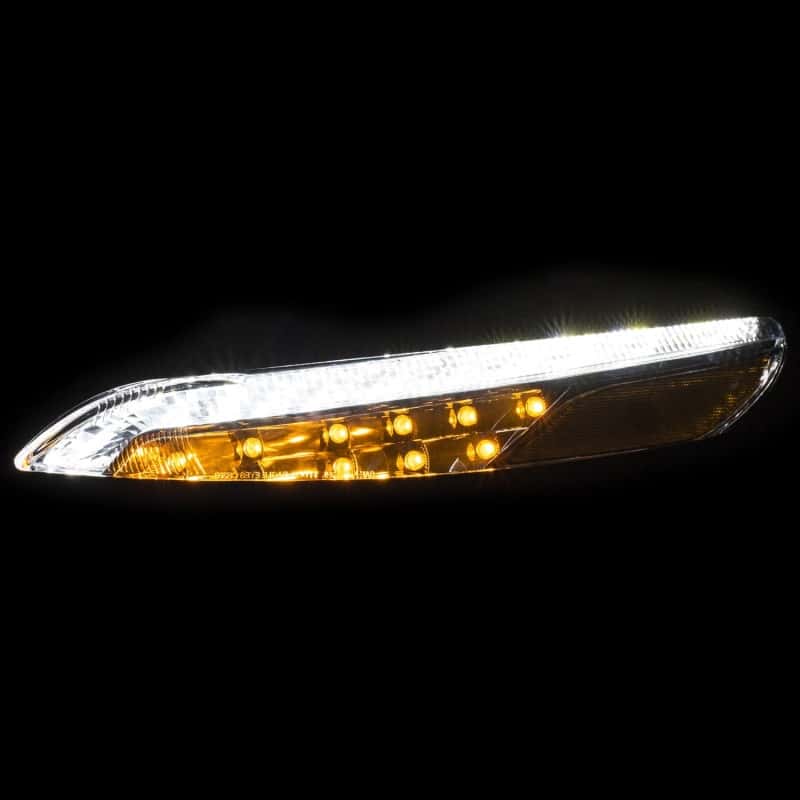 ANZO — ANZO 2014-2016 Jeep Cherokee LED Parking Lights Chrome w/ Amber Reflector
TurnSignalPkLtAssy - view 7