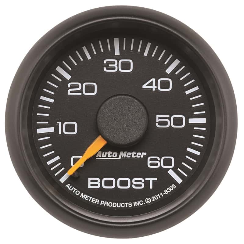 AutoMeter — Autometer Factory Match 52.4mm Mechanical 0-60 PSI Boost Gauge
2-1/16" BOOST, 0-60 - view 1