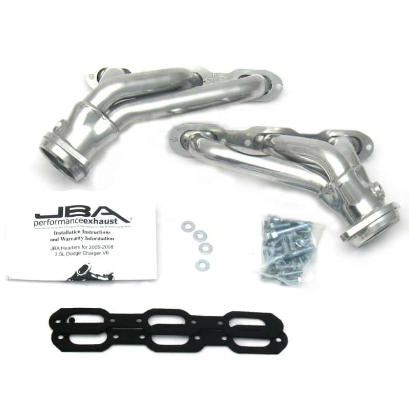 JBA — JBA 05-10 Chrysler 3.5L V6 1-5/8in Primary Silver Ctd Cat4Ward Header
Exhaust Header - view 2