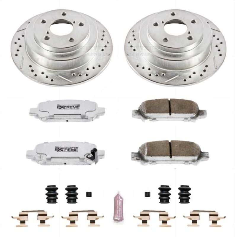 PowerStop — Power Stop 98-03 Subaru Forester Rear Z26 Street Warrior Brake Kit - view 1
