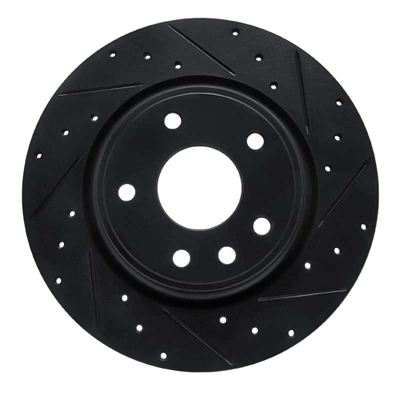 R1 Concepts — R1 17-25 Chrysler Voyager Rear Right Drilled & Slotted Black Brake Rotor
R1 Brake Rotor Drill - view 1