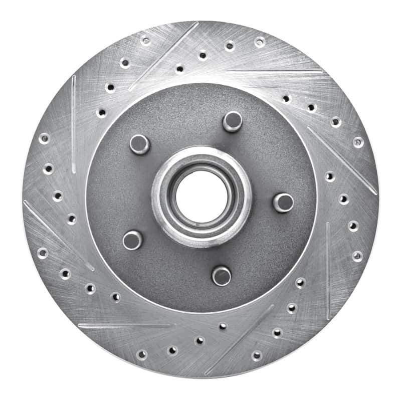 R1 Concepts — R1 1992-2002 Chevrolet C1500 Front Left Drilled & Slotted Silver Brake Rotor
R1 Brake Rotor Drill - view 1