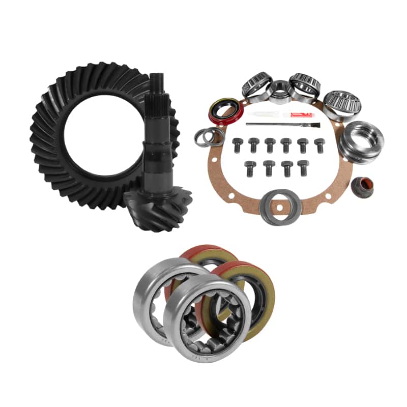 Yukon Gear & Axle — Yukon Gear 8.8in Ford 3.27 Rear Ring & Pinion Install Kit 2.25in OD Axle Bearings and Seals
Gear & Install Pkg
Gear/Install Pkg - view 1