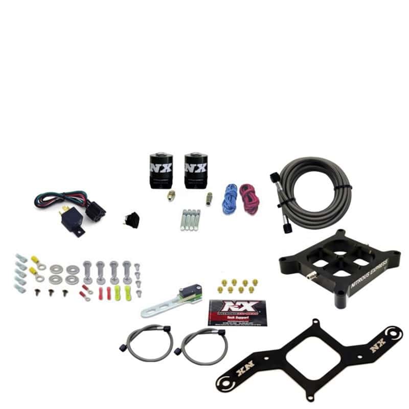 Nitrous Express — Nitrous Express 4150 Single Entry Crossbar Nitrous Plate Kit Pro-Power (100-500HP) w/o Bottle
Injection System Kit
N2OSys - view 1