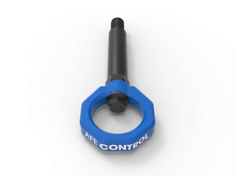 aFe — aFe Control Rear Tow Hook Blue BMW F-Chassis 2/3/4/M
Rear Tow Hook - view 4