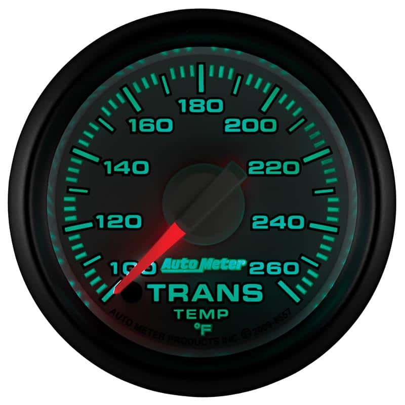 AutoMeter — Autometer Performance Dodge 52.4mm 100-260 Deg F Trans Temp Gauge
2-1/16" TRANS TEMP, - view 8