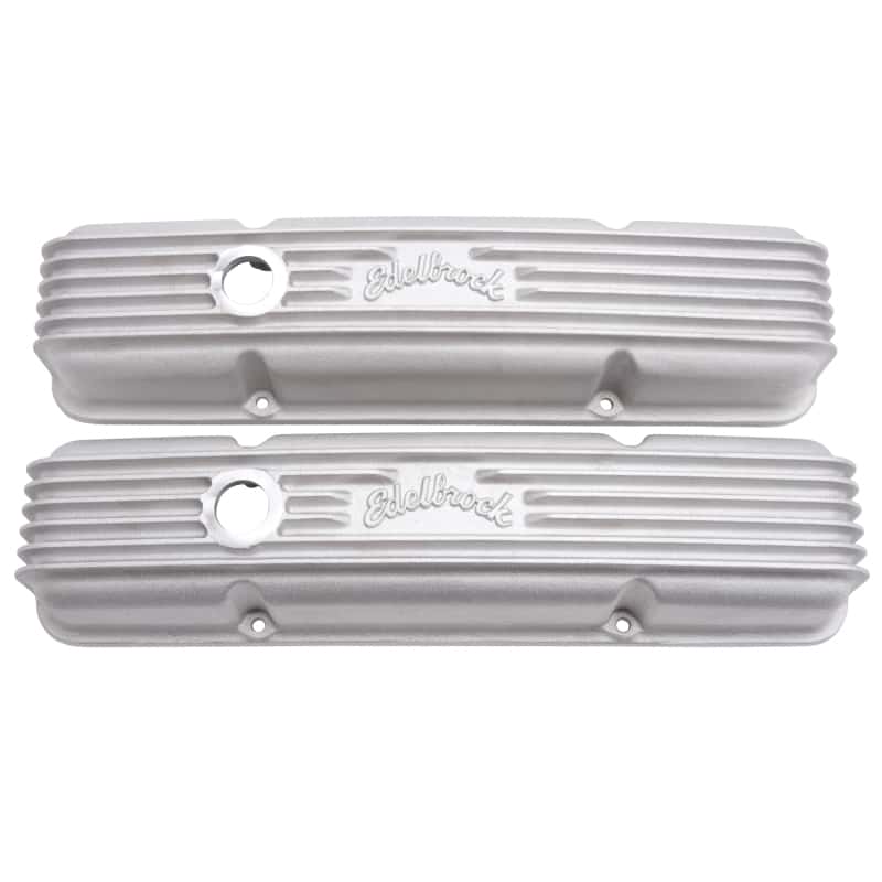 Edelbrock — Edelbrock Valve Cover Classic Series Chevrolet 1959-1986 262-400 CI V8 w/ Breather Holes Satin
ELITE - view 7