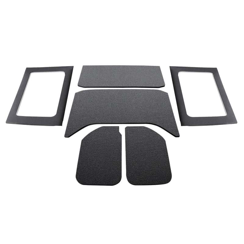 DEI — DEI 11-18 Jeep Wrangler JK 4-Door Boom Mat Complete Headliner Kit - 6 Piece - Black
Sound Dampening Kit - view 1