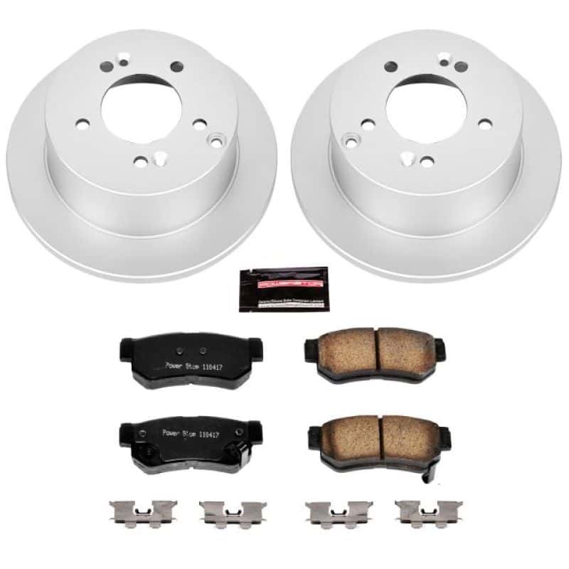 PowerStop — Power Stop 06-08 Hyundai Sonata Rear Z17 Evolution Geomet Coated Brake Kit - view 1