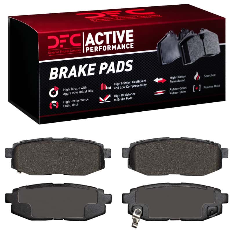 DFC — DFC 06-25 Scion FR-S Rear Active Performance Pads - Low Metallic
DFC Brake Pad Set - view 4