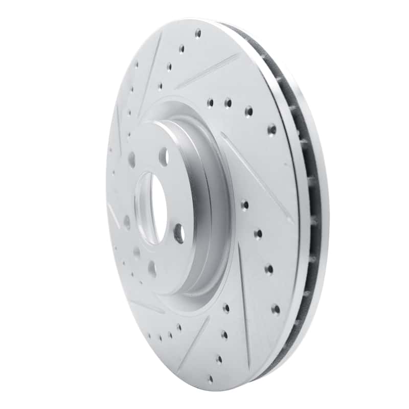 R1 Concepts — R1 17-25 Volvo V90 Front Left Drilled & Slotted Silver Brake Rotor
R1 Brake Rotor Drill - view 2