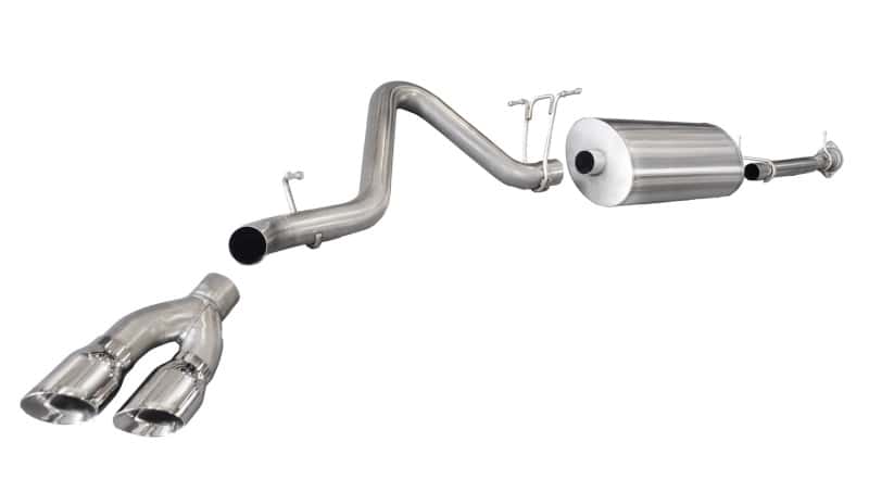 CORSA Performance — Corsa 2011-2013 Chevrolet Silverado Ext. Cab/Std. Bed 2500 6.0L V8 Polished Sport Cat-Back Exhaust
Exhaust - view 2