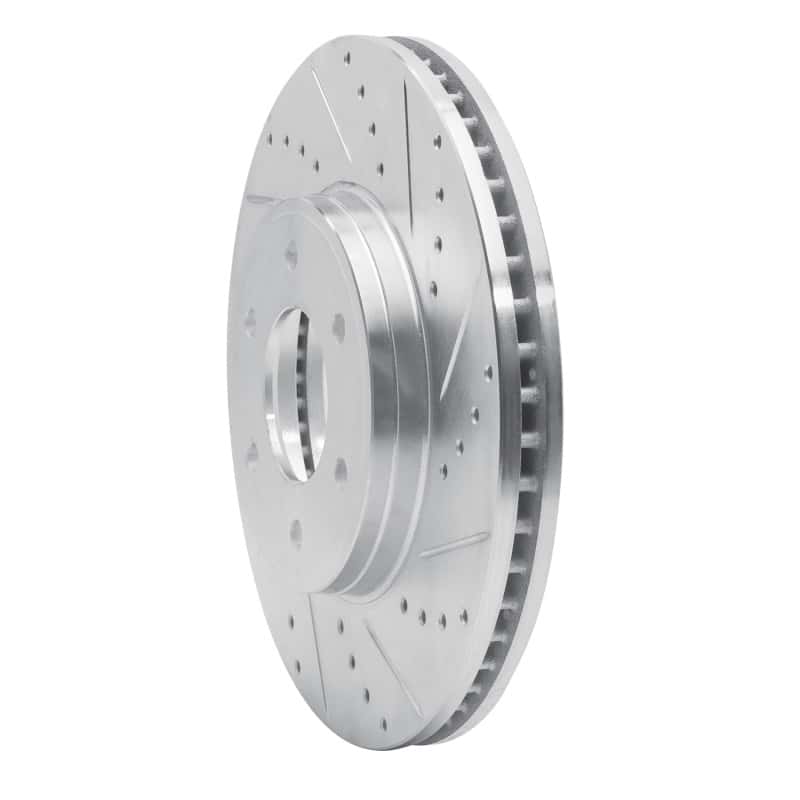 R1 Concepts — R1 06-09 Chevrolet Trailblazer Front Right Drilled & Slotted Silver Brake Rotor
R1 Brake Rotor Drill - view 2