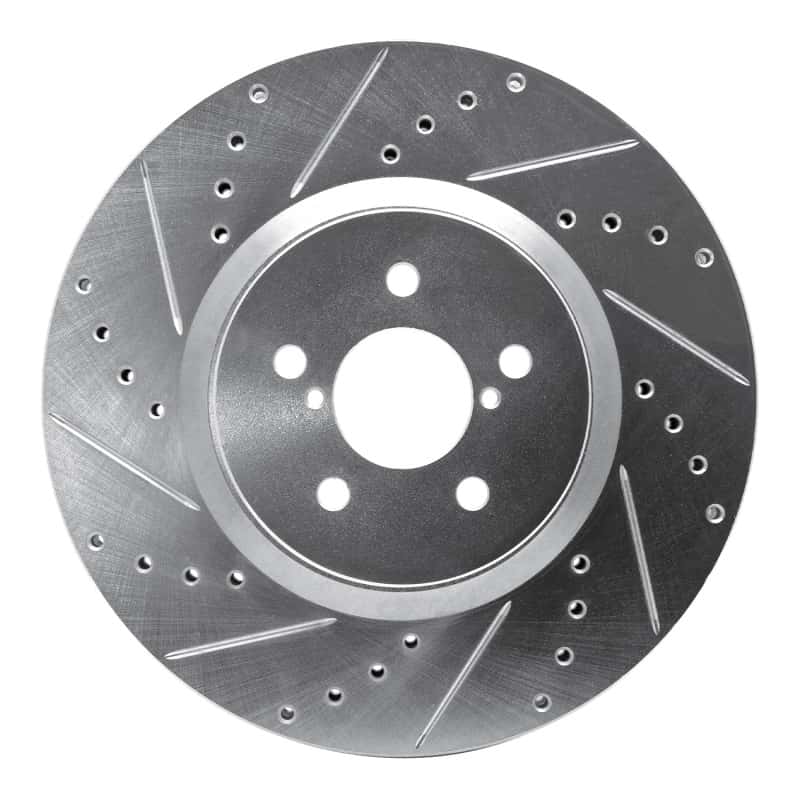 R1 Concepts — R1 05-18 Subaru Forester Front Left Drilled & Slotted Silver Brake Rotor
R1 Brake Rotor Drill - view 1