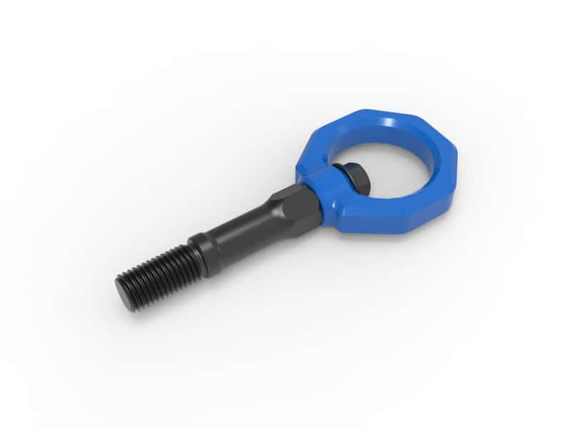 aFe — aFe CONTROL Rear Tow Hook Chevrolet Corvette (C8) 20-25 V8-6.2L- Blue
Rear Tow Hook - view 2