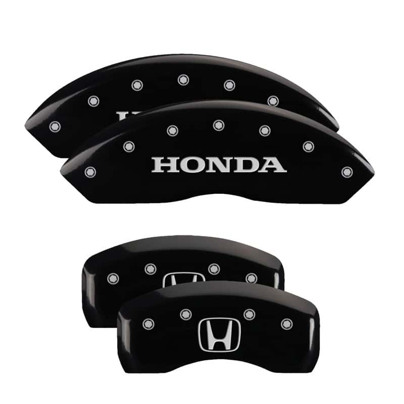 MGP — MGP 4 Caliper Covers Engraved Front Honda Engraved Rear H Logo Black finish silver ch
Caliper Covers - view 1