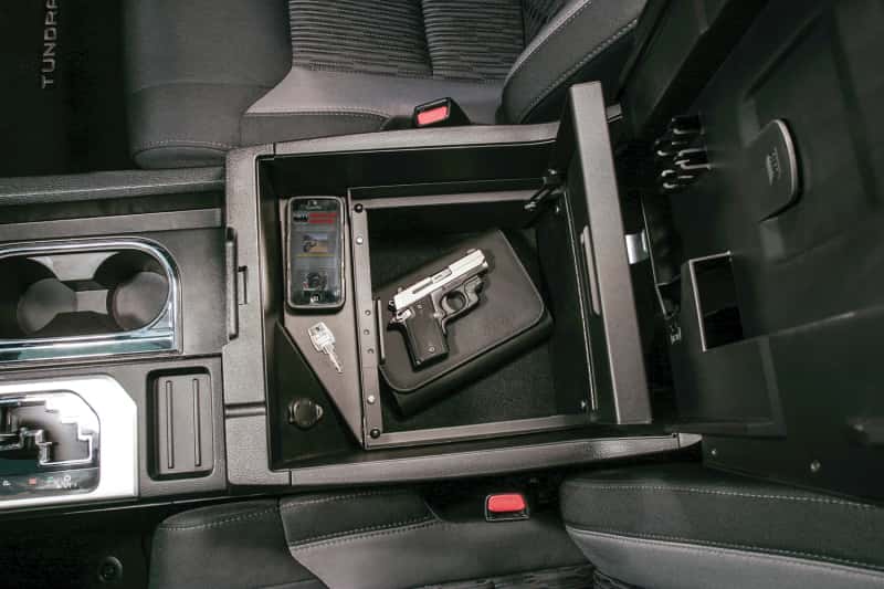 Tuffy Products — Tuffy Console Safe W/ Combo Lock For Toyota Tundra W/ Flow Thru Console
Console Safe - view 4