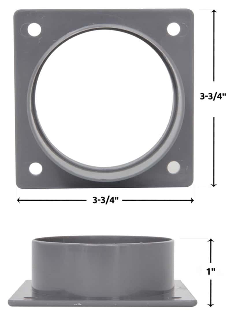 Spectre — Spectre Air Duct/Intake Tube Mounting Plate 3in. Outlet
Air Duct Mounting Pl
Adapter - view 4