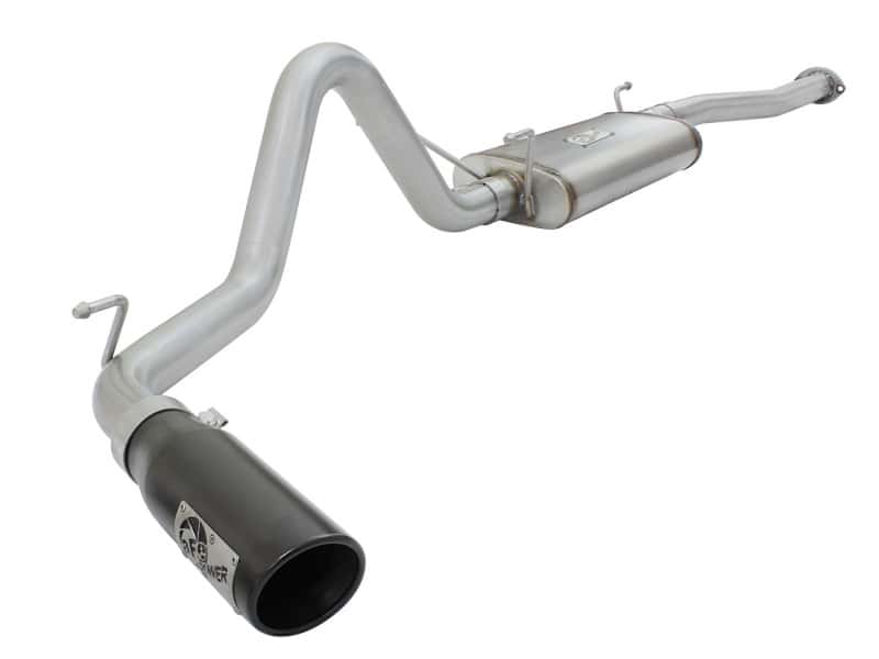 aFe — aFe MACH Force XP 2.5in Cat-Back Stainless Steel Exhaust System w/Black Tip Toyota Tacoma 13-14 2.7L
Cat-Back Exhaust - view 1