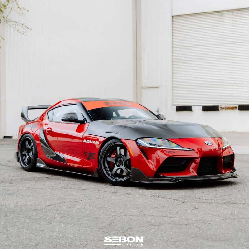 Seibon — Seibon 2020 Toyota Supra TD-Style Carbon Fiber Rear Spoiler - view 8