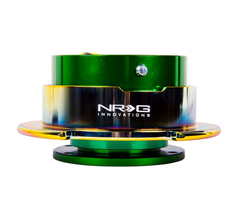 NRG — NRG Quick Release Gen 2.5 - Green Body / Neochrome Ring - view 1