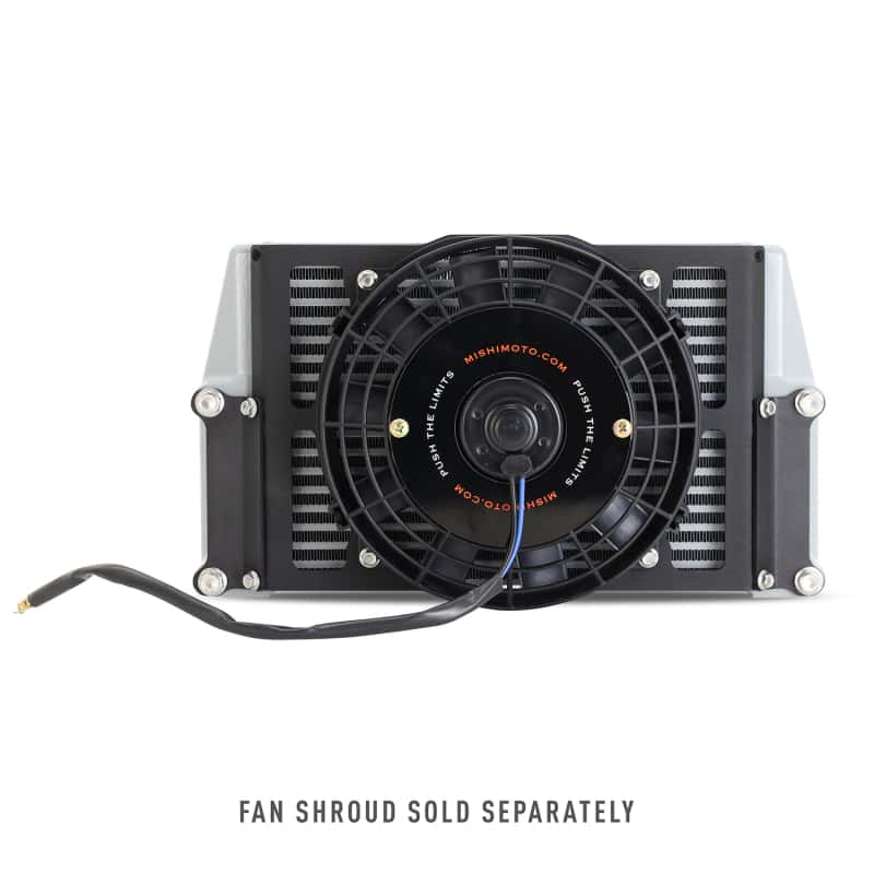 Mishimoto — Mishimoto Universal 10in. Heavy-Duty Oil Cooler Fan Shroud - Micro Wrinkle Black
Fan Shroud Kit - view 6