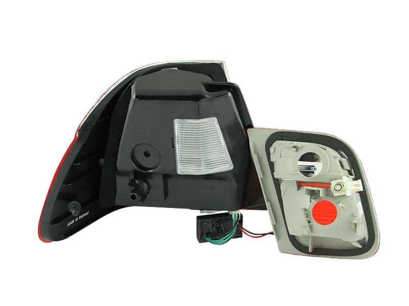 ANZO — ANZO 1999-2001 BMW 3 Series E46 LED Taillights Red/Clear 4pc - view 3