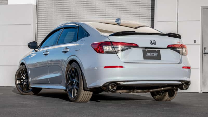 Borla — Borla 2023 Integra/22-23 Civic Si 1.5L 4 CYL. MT FWD 4DR 2.50in S-Type Catback Exhaust Carbon Fiber
Cat-Back System - view 4