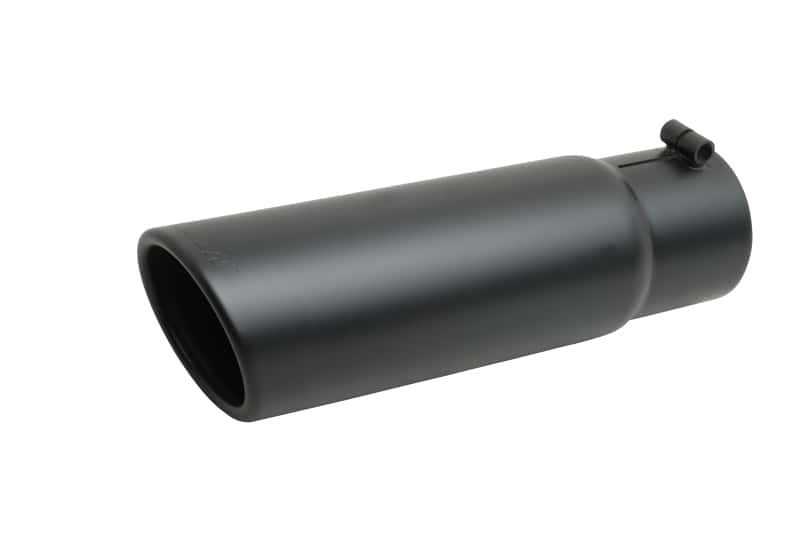 Gibson — Gibson Rolled Edge Slash-Cut Tip - 8in OD/4in Inlet/19in Length - Black Ceramic
Black Ceramic Tip>Ro - view 1