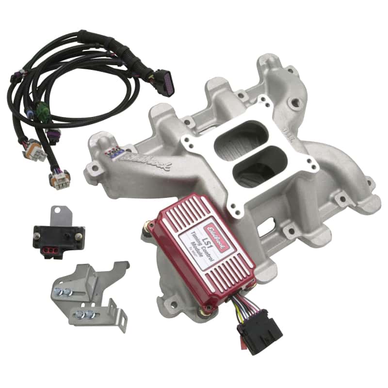 Edelbrock — Edelbrock SBC LS1 Carbureted Manifold
MANIFOLD - view 8