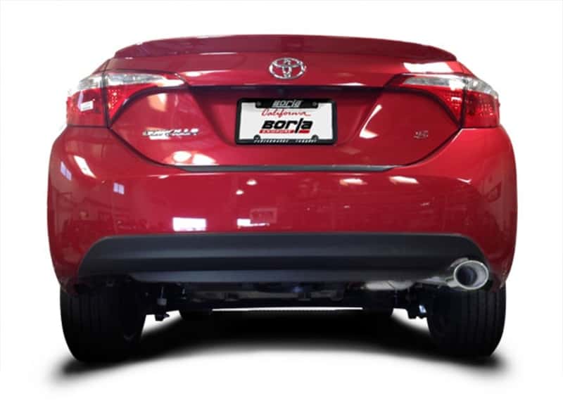 Borla — Borla 14-17 Toyota Corolla S 1.8L AT/MT FWD 4Dr S-Type Single Oval Rolled Angle-Cut Rear Sec Exhaust
Axle-Back System
ExhstSysKt - view 4