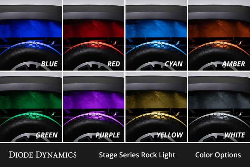 Diode Dynamics — Diode Dynamics RGBW Rock Light Installer Magnet Mount Kit w/Controller (12-pack) - view 5