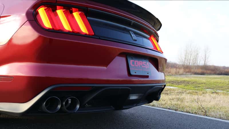 CORSA Performance — Corsa 2015-2020 Ford Mustang GT350 3in Double X Pipe Exhaust
Exhaust - view 4