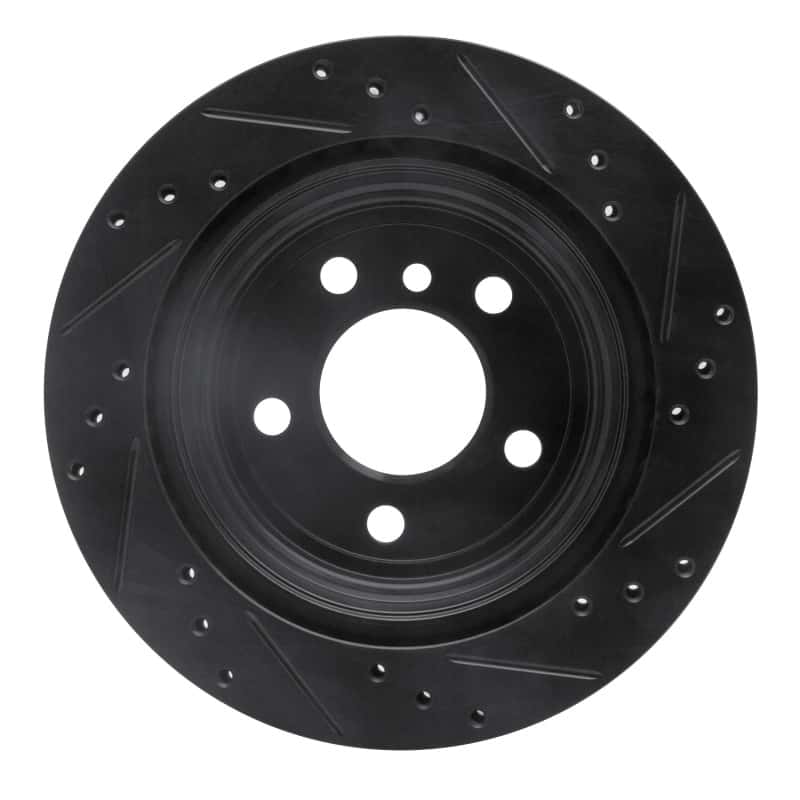 R1 Concepts — R1 06-20 BMW 328I Rear Left Drilled & Slotted Black Brake Rotor
R1 Brake Rotor Drill - view 5