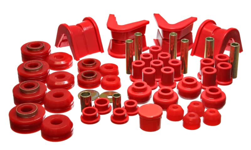 Energy Suspension — Energy Suspension 73-79 Ford F-150 Pickup 4WD Red Hyper-flex Master Bushing Set
Master Bushing Kit - view 5