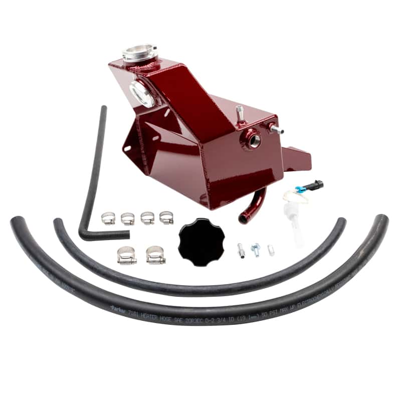 Wehrli — Wehrli 13-18 Dodge 6.7L Cummins OEM Placement Coolant Tank Kit - WCFab Red
Coolnt Tnk 13-18 RED - view 1