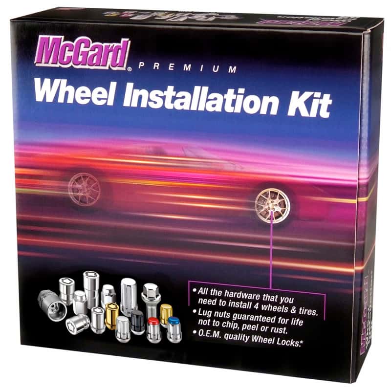 McGard — McGard 5 Lug Hex Install Kit w/Locks (Cone Seat Nut / Bulge) 1/2-20 / 3/4 Hex / 1.45in. L - Chrome - view 7
