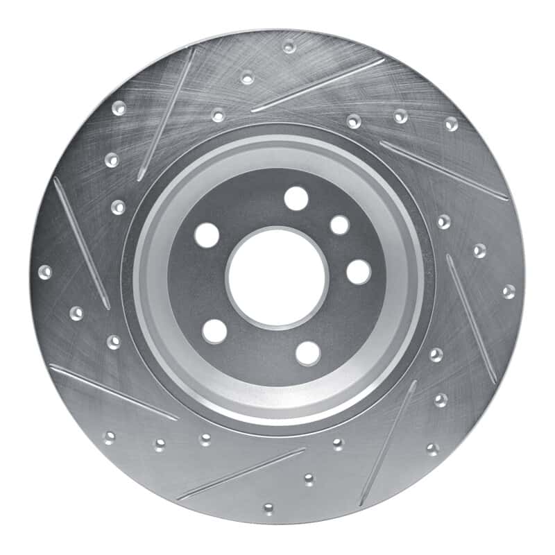 R1 Concepts — R1 20-22 Jaguar E-Pace Rear Right Drilled & Slotted Silver Brake Rotor
R1 Brake Rotor Drill - view 5