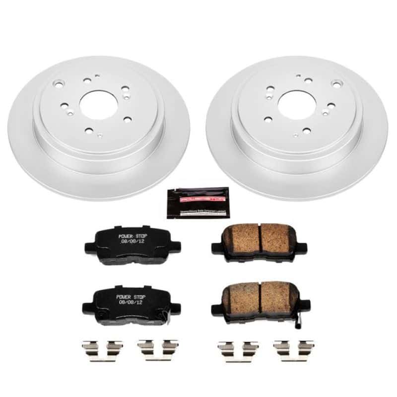 PowerStop — Power Stop 01-06 Acura MDX Rear Z17 Evolution Geomet Coated Brake Kit - view 1