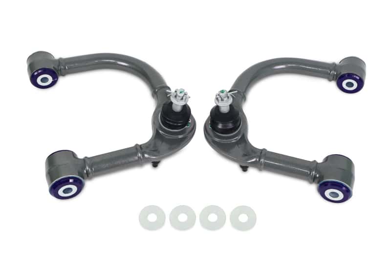 Superpro — SuperPro 03-09 Lexus GX470 / Toyota 4Runner Sport 4WD Front Upper Fixed Offset Control Arm Set
Fixed Offset UCA's - view 3