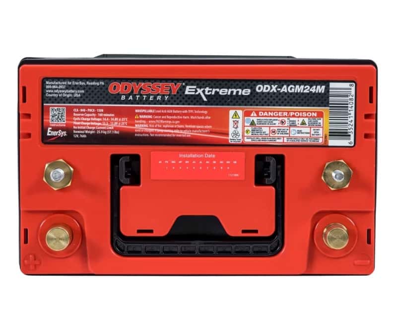 Odyssey Battery — Odyssey Battery Marine/RV Extreme AGM Battery (24M-PC1500)
Odyssey ODX-AGM24M - view 3