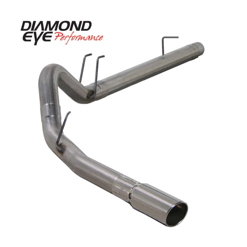 Diamond Eye Performance — Diamond Eye KIT 4in DPF-BACK SGL SS 08-09 6 4L F250/F350 PCKGD BX46X14X14OD EL-PL 44inX13 5inX13 5in
KIT; 4in.; DPF-BACK; - view 1