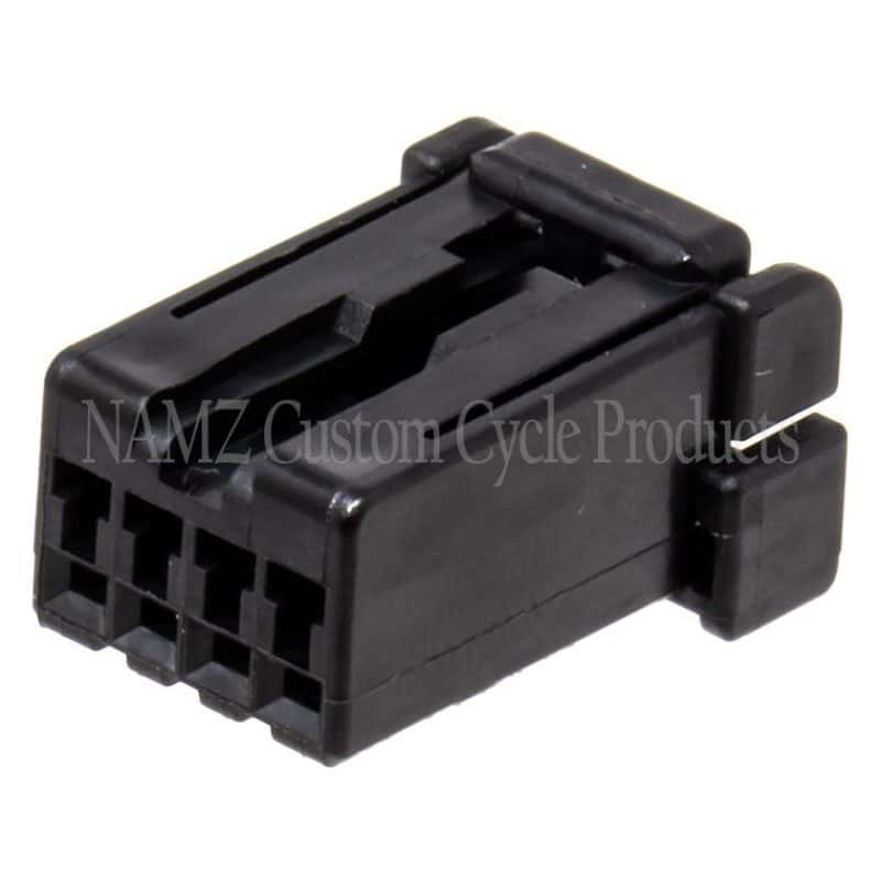 NAMZ — NAMZ AMP 040 Series 4-Postiion Female Wire Plug Housing Connector (HD 72914-01BK) - view 1