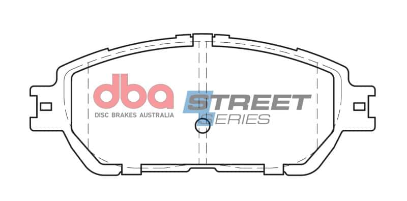 DBA — DBA 02-03 Lexus ES300 Street Series Front Brake Pads
Brake Pad - view 2