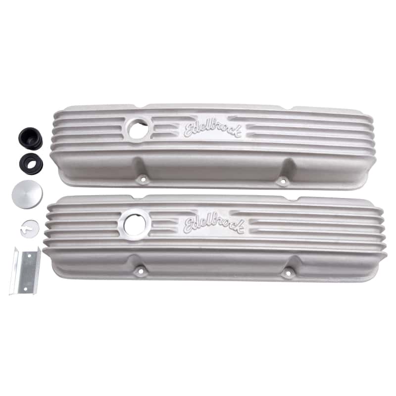 Edelbrock — Edelbrock Valve Cover Classic Series Chevrolet 1959-1986 262-400 CI V8 w/ Oil Fill Hole Satin
ELITE - view 3