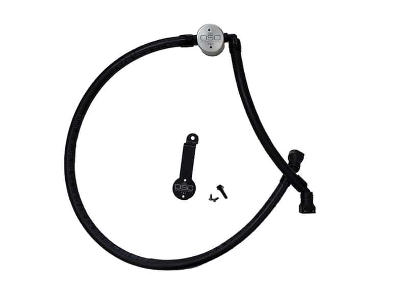 J&L — J&L 18-25 Jeep Wrangler JL 3.6L Driver Side Oil Separator 3.0 - Clear Anodized
Oil Separator - view 1