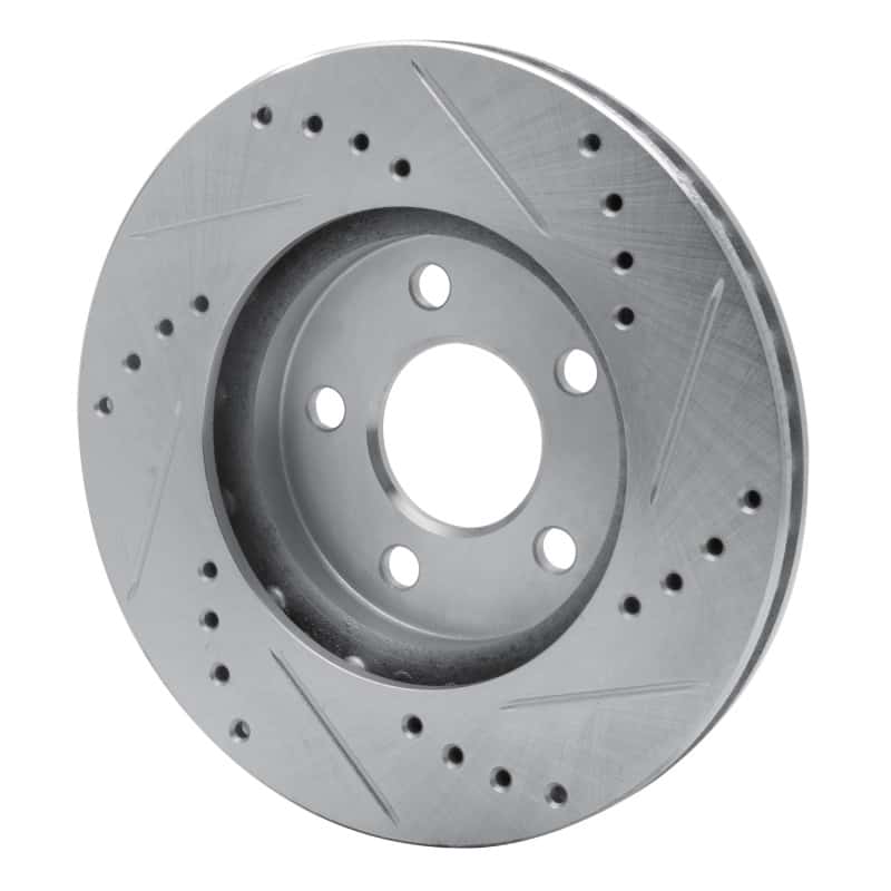 R1 Concepts — R1 95-99 Dodge Neon (USA/Canada) Front Left Drilled & Slotted Silver Brake Rotor
R1 Brake Rotor Drill - view 4