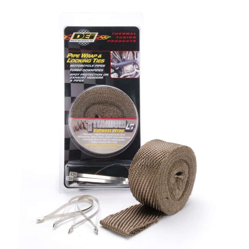 DEI — DEI Exhaust Wrap Kit - Pipe Wrap and Locking Tie - Titanium
Exhaust Wrap Kit - view 8